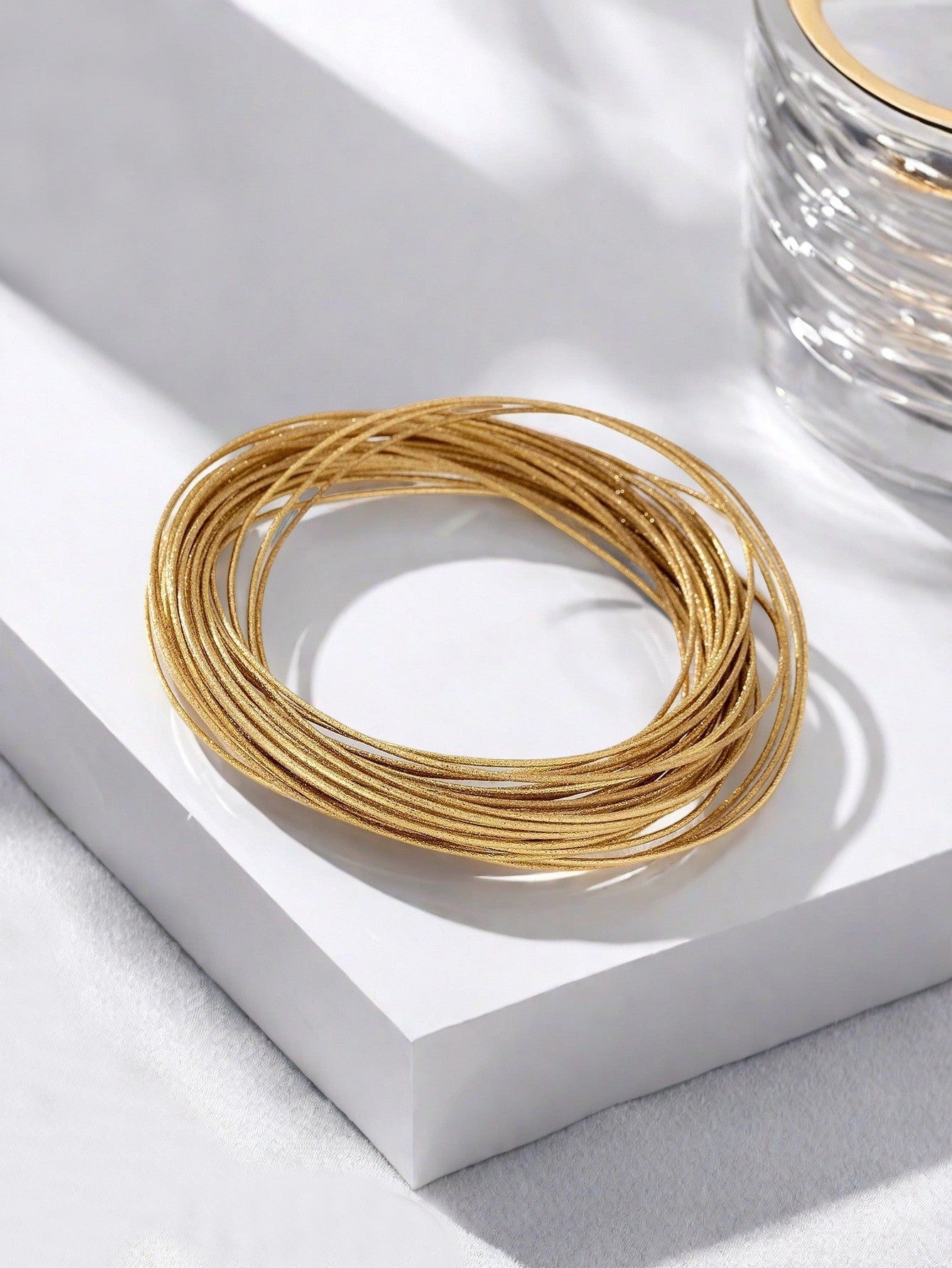 Golden Punk Alloy Wristband Bangle For Stylish Accessories
