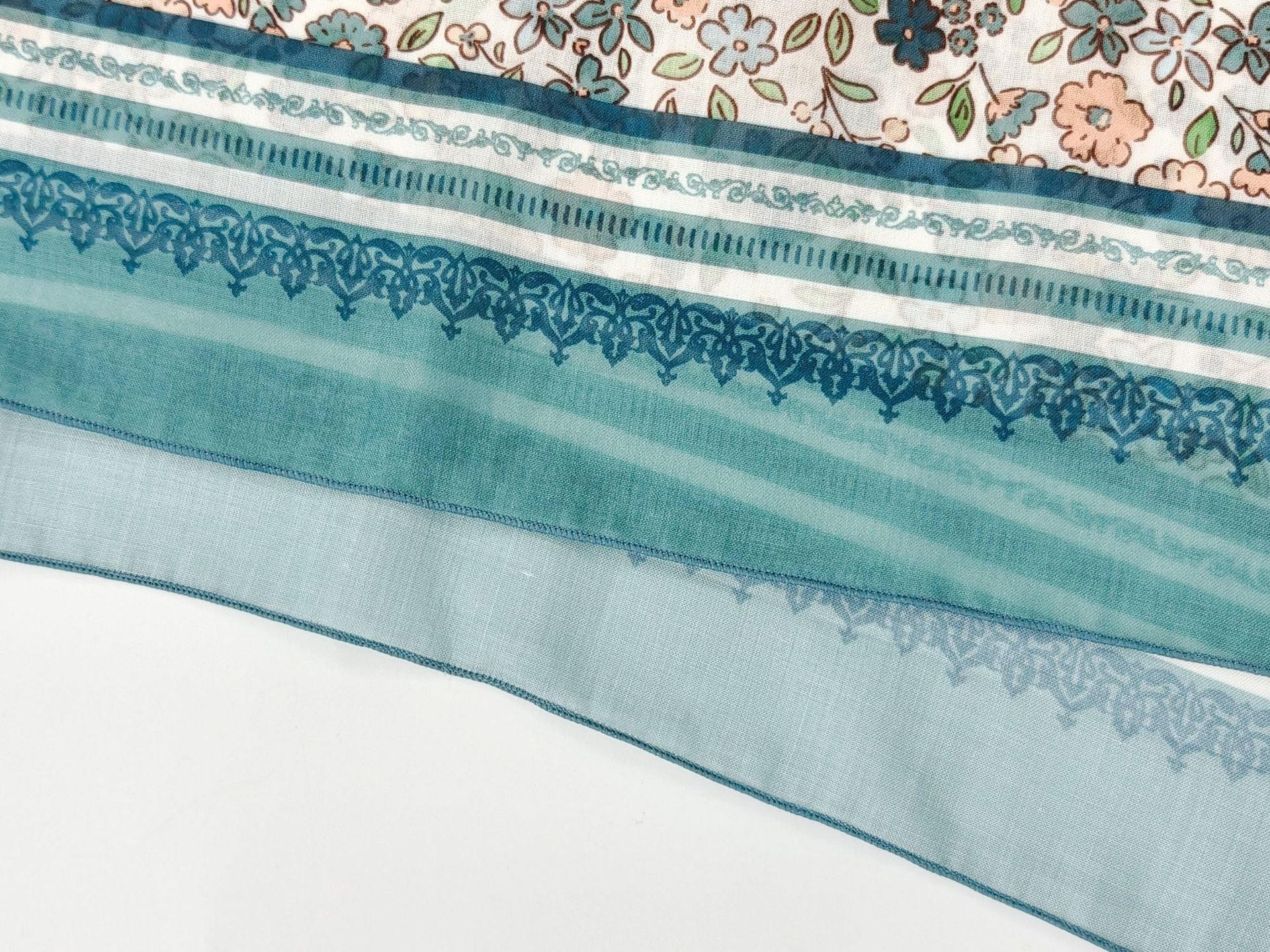 Ethnic Organza Kerchief Scarf Suitable For All Seasons Featuring Lightweight And Stylish Design