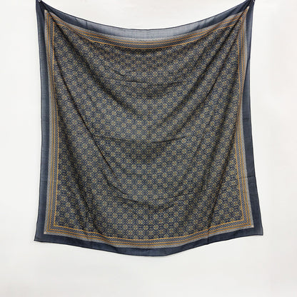 Ethnic Organza Kerchief Scarf Suitable For All Seasons Featuring Lightweight And Stylish Design