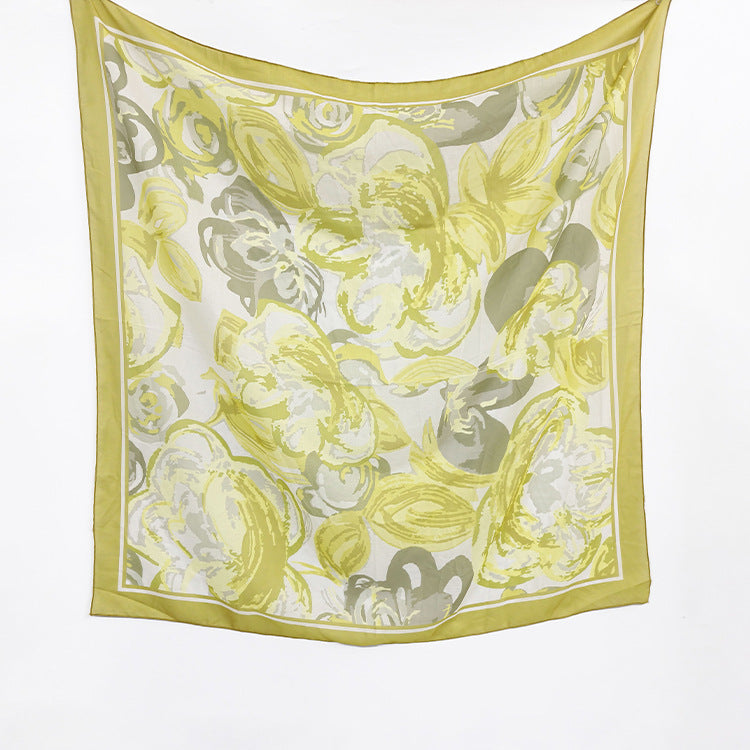 Ethnic Organza Kerchief Scarf Suitable For All Seasons Featuring Lightweight And Stylish Design