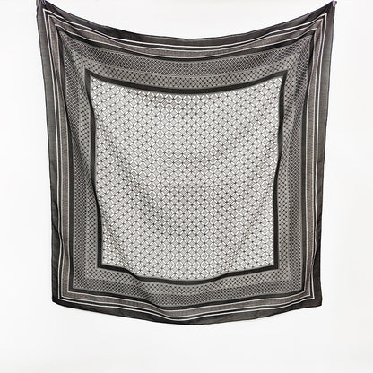 Ethnic Organza Kerchief Scarf Suitable For All Seasons Featuring Lightweight And Stylish Design