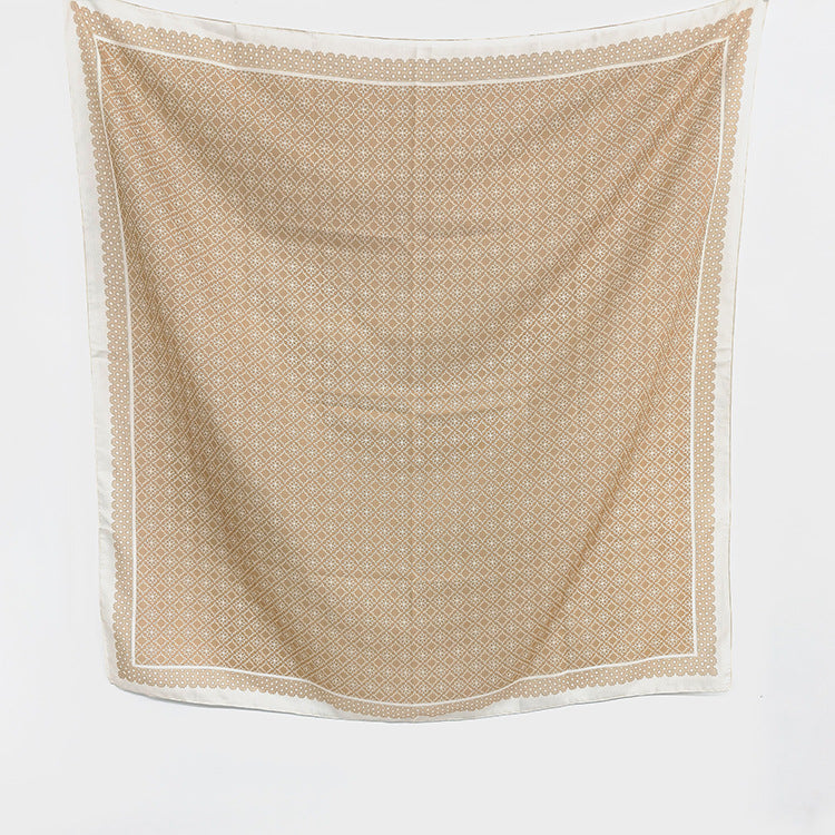 Ethnic Organza Kerchief Scarf Suitable For All Seasons Featuring Lightweight And Stylish Design