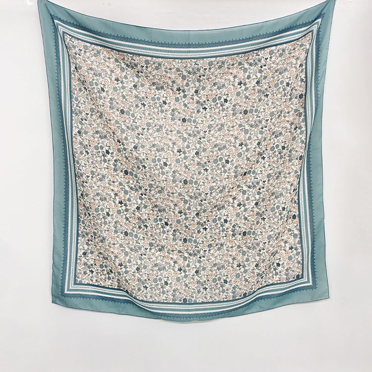 Ethnic Organza Kerchief Scarf Suitable For All Seasons Featuring Lightweight And Stylish Design