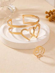 Bracelet + Ring Gold