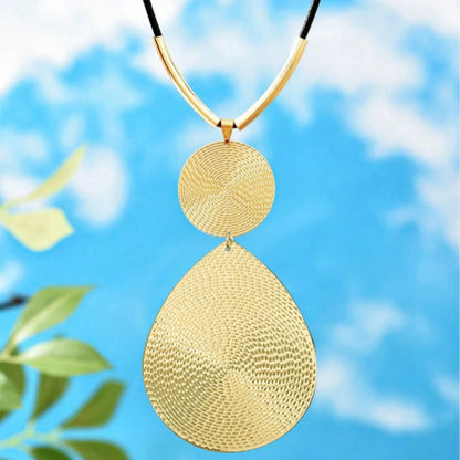 Water Droplets Pendant For Necklace Made Of Durable Alloy