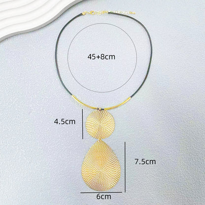 Water Droplets Pendant For Necklace Made Of Durable Alloy