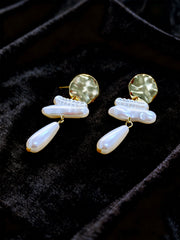 Shaped Pearl Earrings