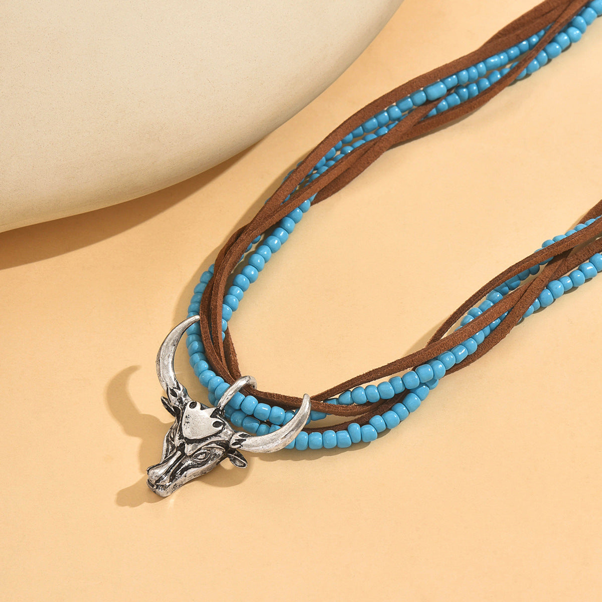 Vintage Style Acrylic Animal Necklace For Unique Fashion Featuring Weave Craft