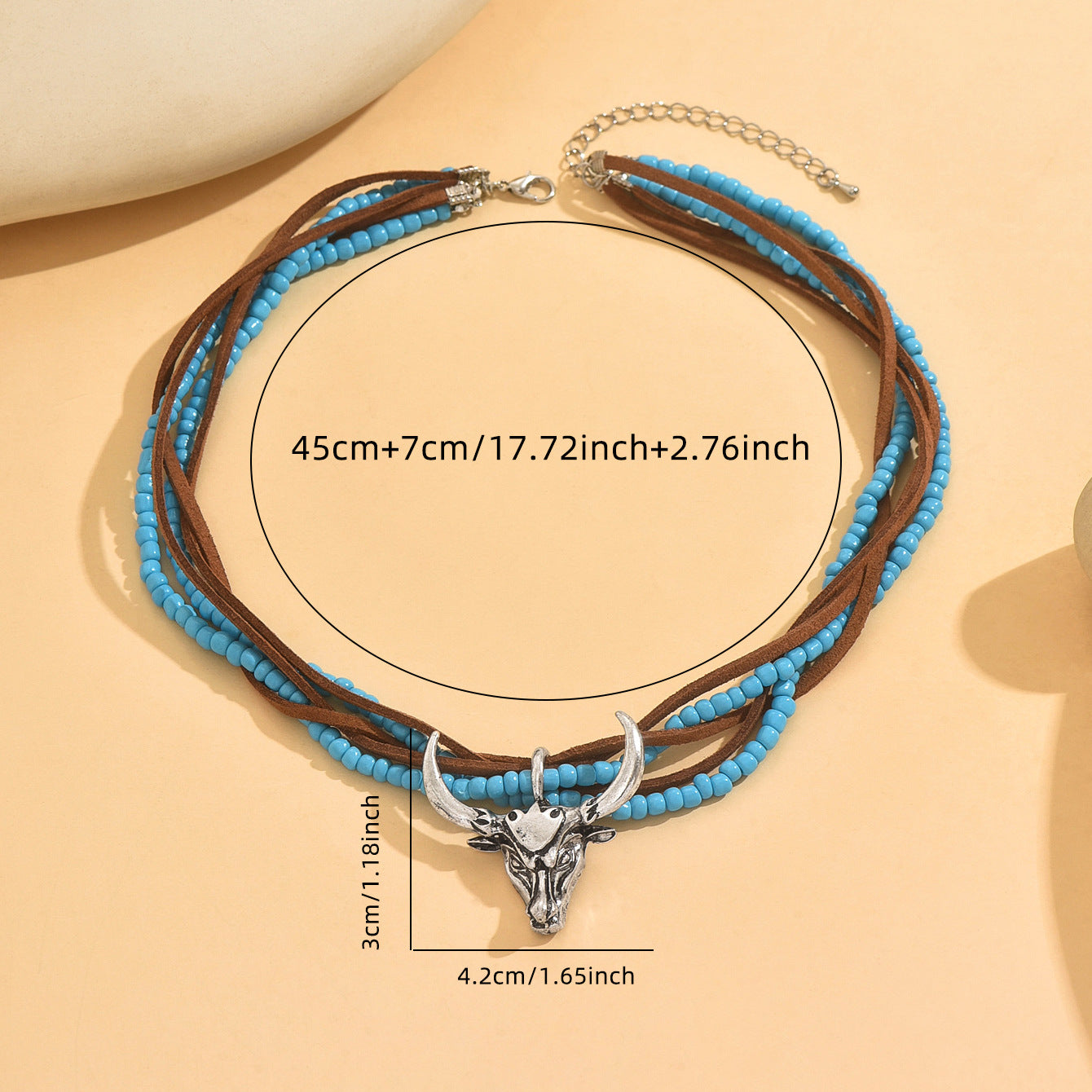 Vintage Style Acrylic Animal Necklace For Unique Fashion Featuring Weave Craft