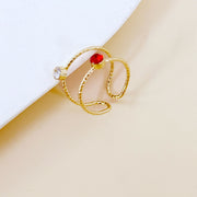 Gold+Red+White