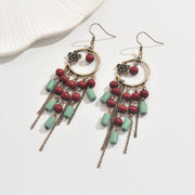 Vintage Round Tassel Earrings