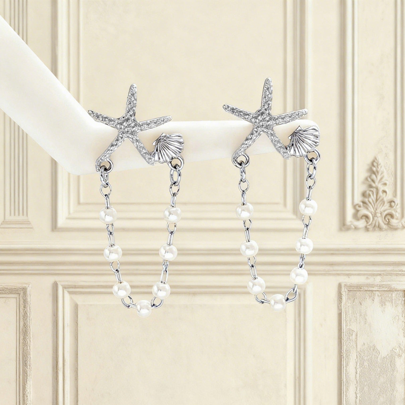 Star Earrings For Women In Golden Alloy, Stylish And Durable Accessory