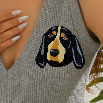 Animal Acrylic Pin Featuring Stamping Craftsmanship