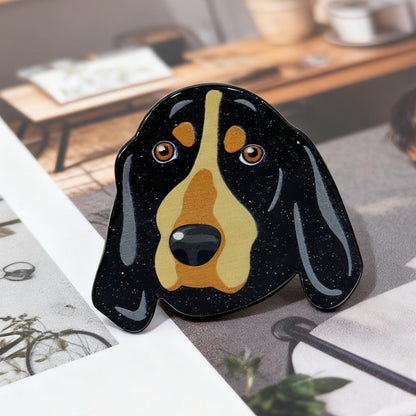 Animal Acrylic Pin Featuring Stamping Craftsmanship
