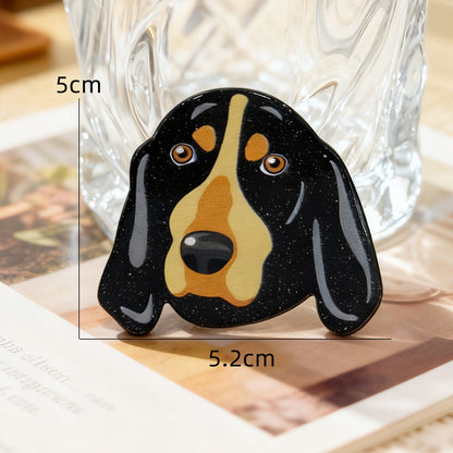 Animal Acrylic Pin Featuring Stamping Craftsmanship