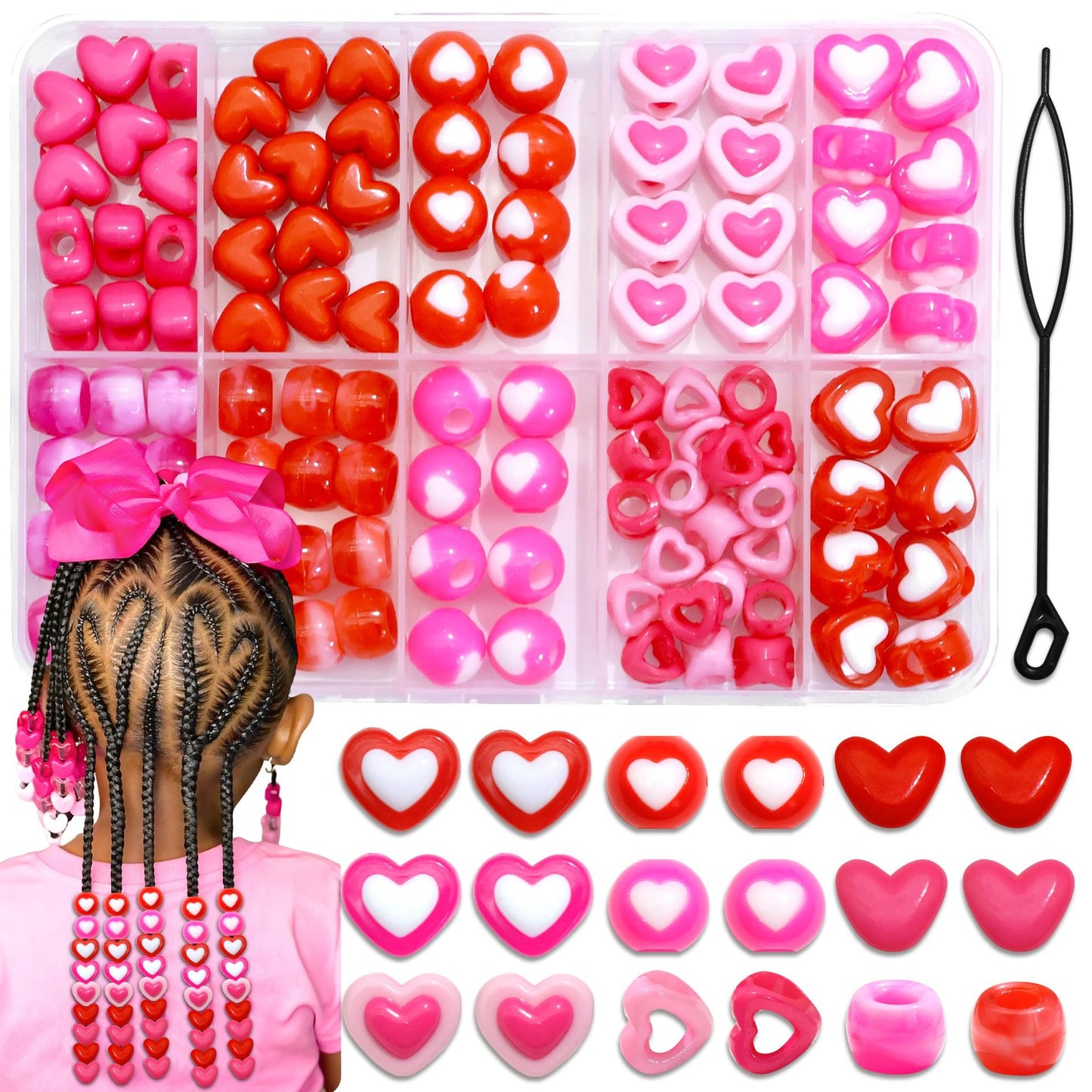 Ethnic Style Hairpin Made Of Durable Acrylic, Available In Various Colours