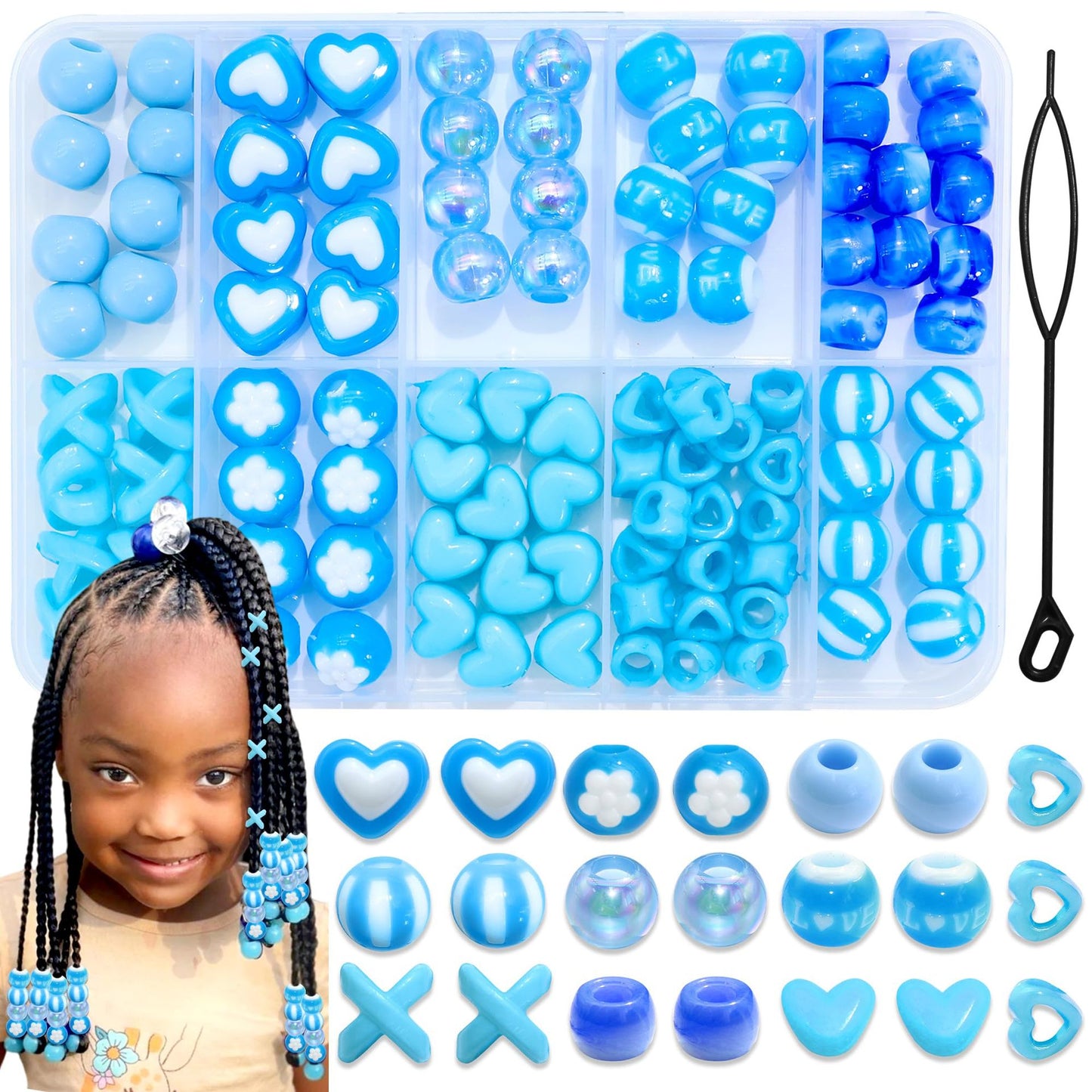 Ethnic Style Hairpin Made Of Durable Acrylic, Available In Various Colours