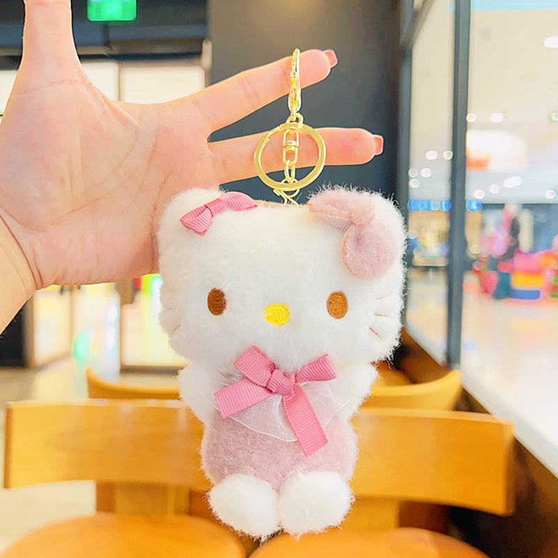 Plush Keychain Soft And Cute Accessory For Bags And Keys