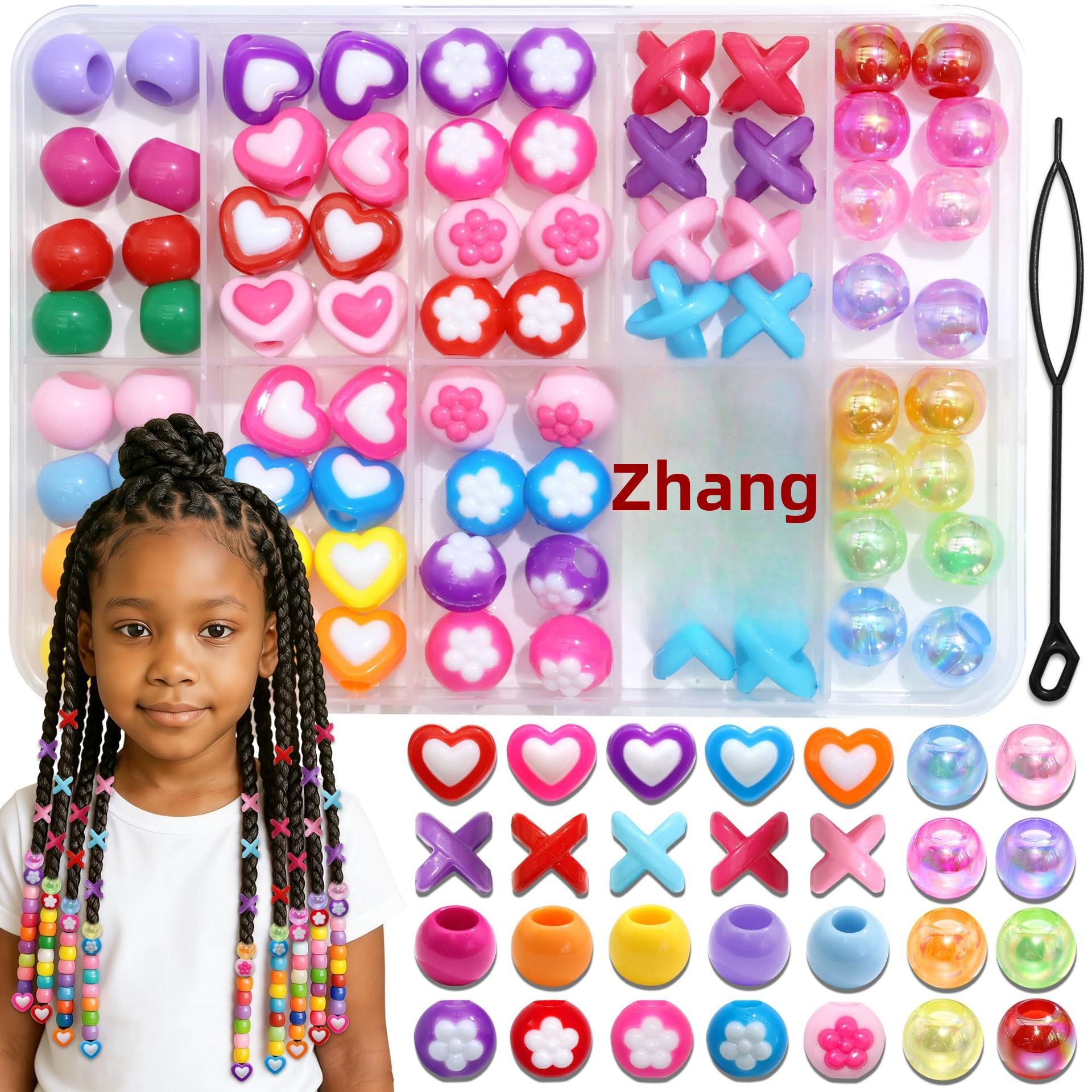 Ethnic Style Hairpin Made Of Durable Acrylic, Available In Various Colours