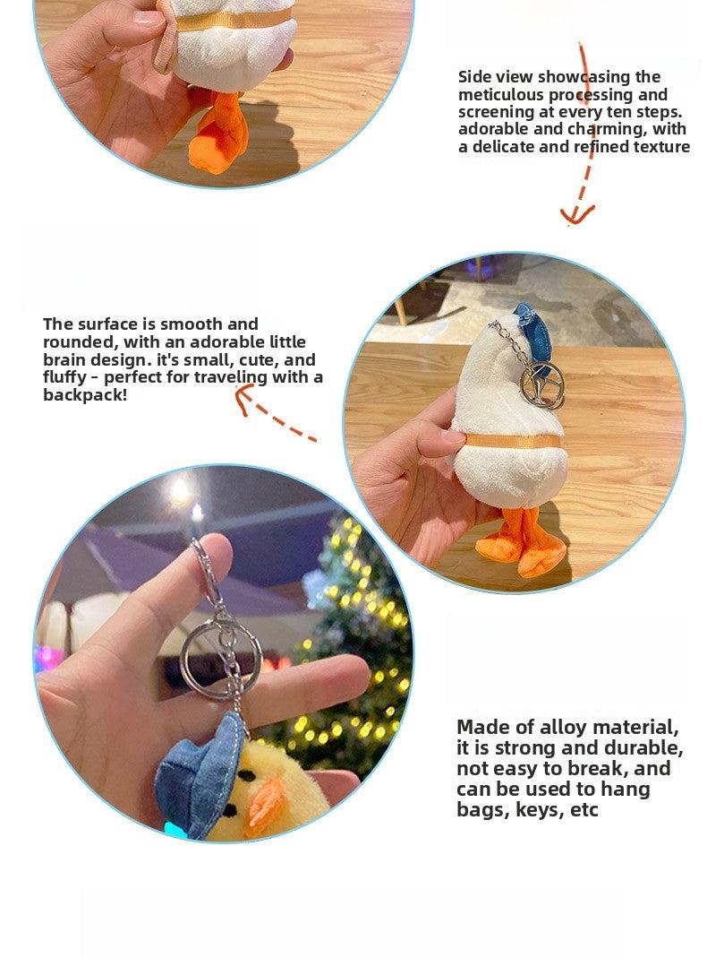 Plush Keychain Soft And Cute Accessory For Bags And Keys