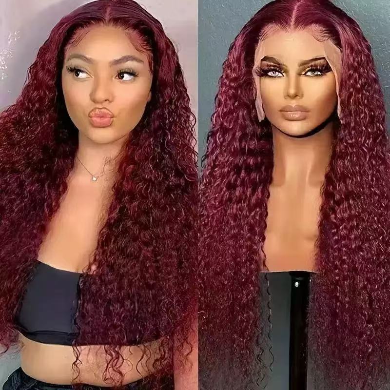 Women's Long Curly Hair Wig With Side Fringe In Steel Color, Made Of High Temperature Wire
