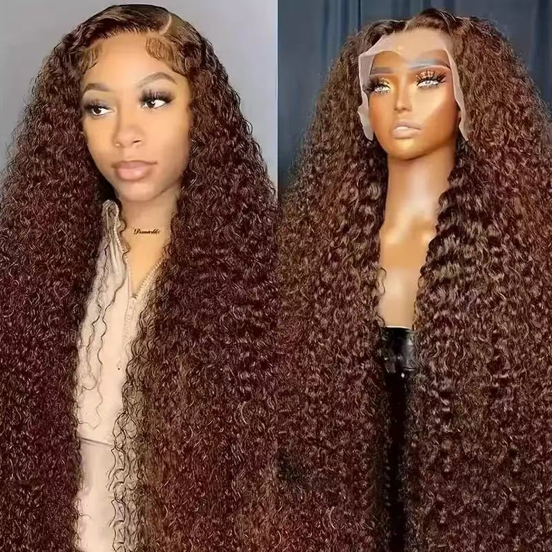 Women's Long Curly Hair Wig With Side Fringe In Steel Color, Made Of High Temperature Wire