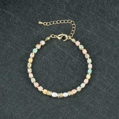 Geometric Round Necklace For Women, Crafted In Copper, 1 Set
