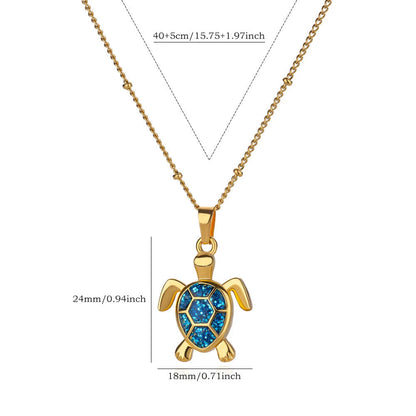 Flower Necklace For Women Featuring PVD Coated 18K Real Gold Plated 304 Stainless Steel