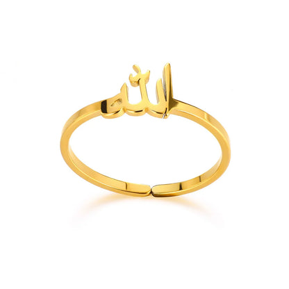 Vintage Style Women’s Ring Featuring Lines Pattern With 18K Real Gold Plated Finish In Golden
