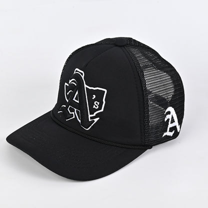 Embroidery Baseball Cap With Curved Brim In Natural Pink, Cotton Material For Spring & Summer Adults