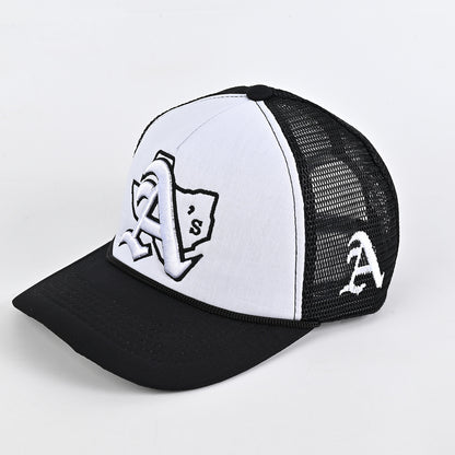 Embroidery Baseball Cap With Curved Brim In Natural Pink, Cotton Material For Spring & Summer Adults