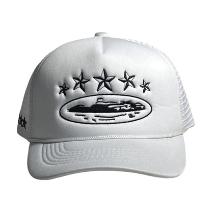 Embroidery Baseball Cap With Curved Brim In Army Green, Cotton Material For Spring & Summer Adults
