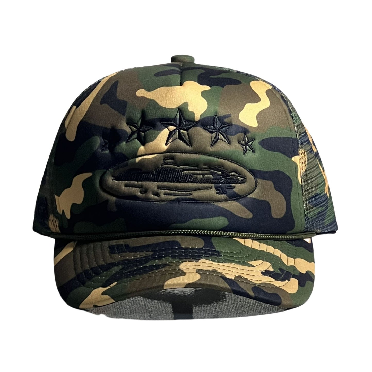Embroidery Baseball Cap With Curved Brim In Army Green, Cotton Material For Spring & Summer Adults