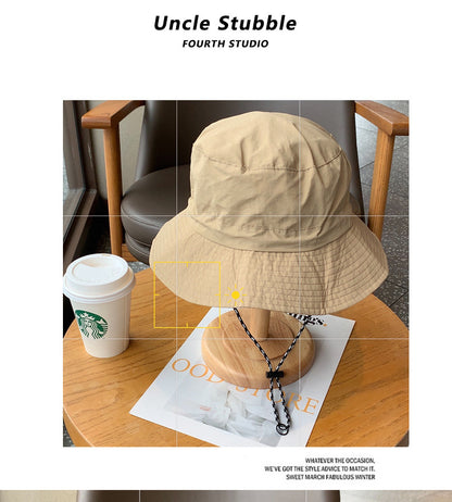 Ruffled Brim Bucket Hat For Adults In Army Green, Made Of Polyester, Perfect For Spring & Summer