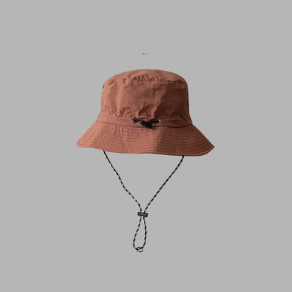 Ruffled Brim Bucket Hat For Adults In Army Green, Made Of Polyester, Perfect For Spring & Summer