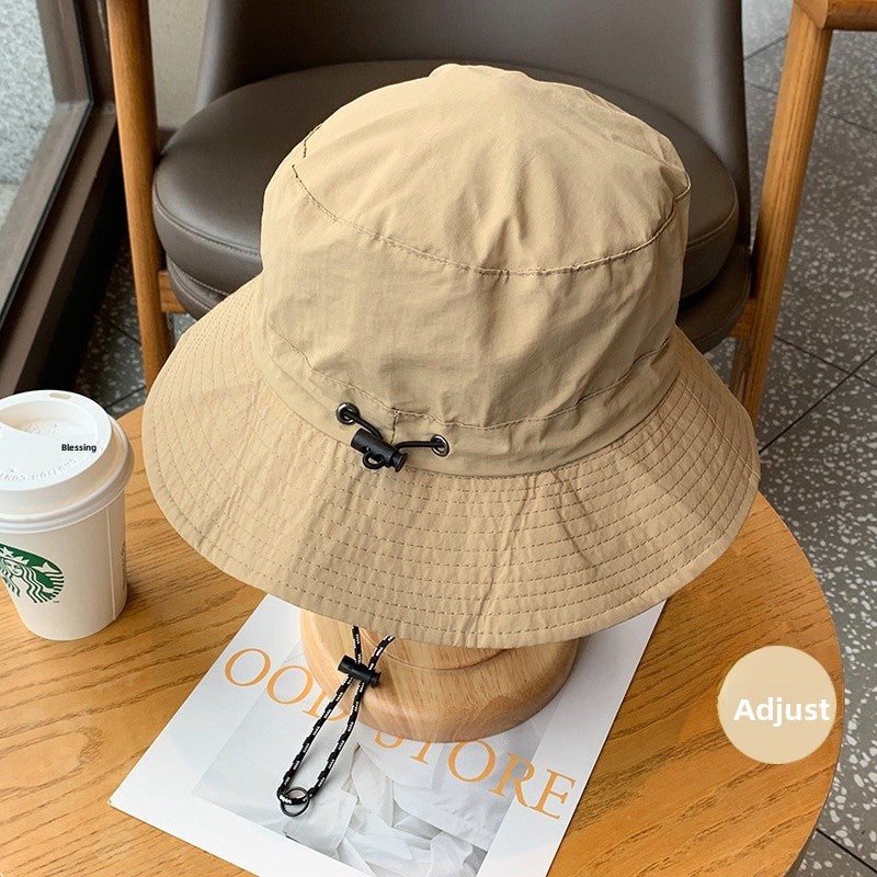 Ruffled Brim Bucket Hat For Adults In Army Green, Made Of Polyester, Perfect For Spring & Summer