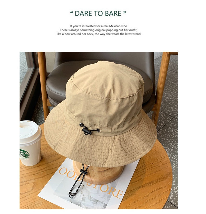 Ruffled Brim Bucket Hat For Adults In Army Green, Made Of Polyester, Perfect For Spring & Summer