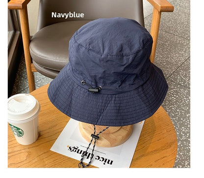Ruffled Brim Bucket Hat For Adults In Army Green, Made Of Polyester, Perfect For Spring & Summer