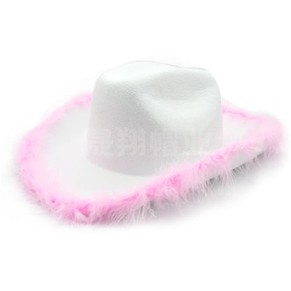 Solid Color Acrylic Bucket Hat With Crimping Brim, Multicolor Design For Halloween Spring & Summer
