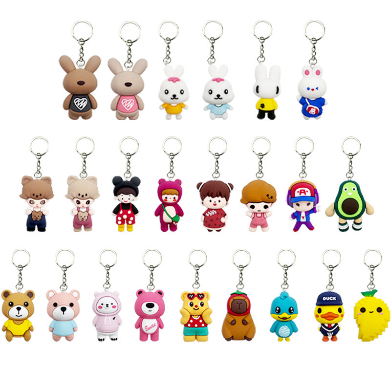Multicolor Keychain Accessory Featuring Vibrant Colors For Stylish Use