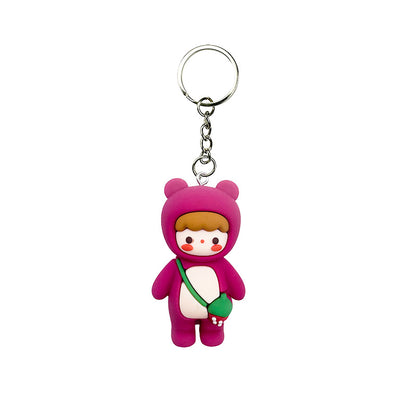 Multicolor Keychain Accessory Featuring Vibrant Colors For Stylish Use