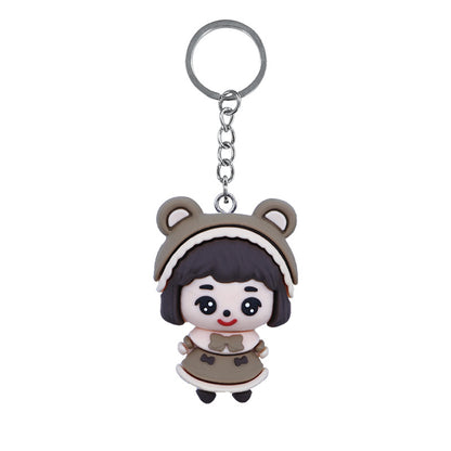 Multicolor Keychain Accessory Featuring Vibrant Colors For Stylish Use