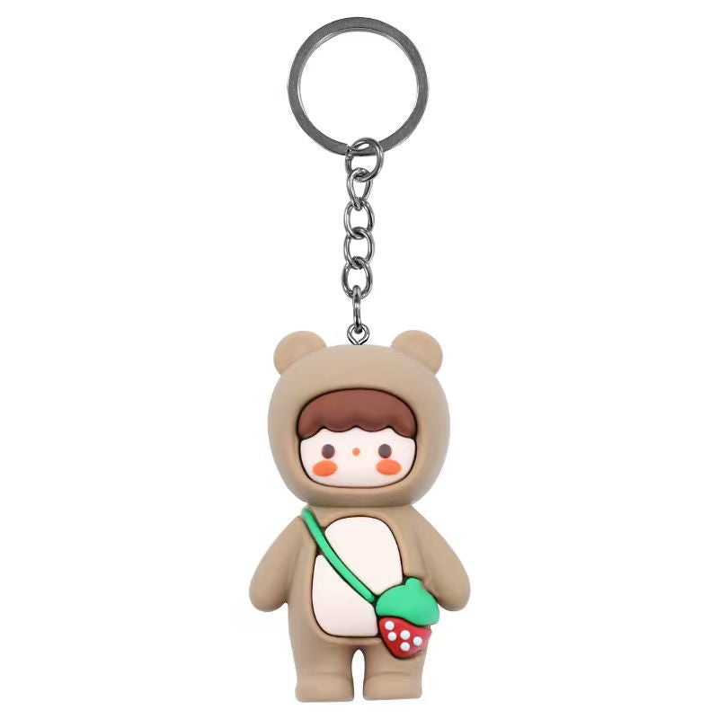Multicolor Keychain Accessory Featuring Vibrant Colors For Stylish Use