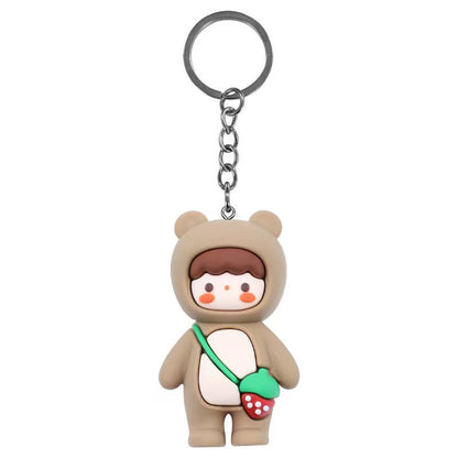 Multicolor Keychain Accessory Featuring Vibrant Colors For Stylish Use