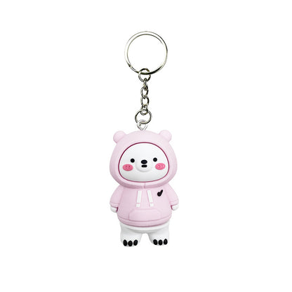Multicolor Keychain Accessory Featuring Vibrant Colors For Stylish Use