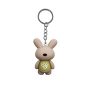 [Green Brown Cute Rabbit] 3D Stereoscopic