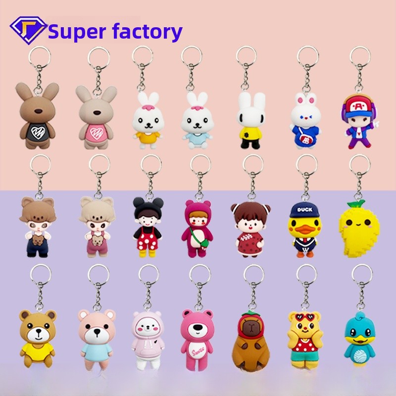 Multicolor Keychain Accessory Featuring Vibrant Colors For Stylish Use