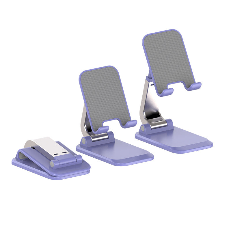 Metal Mobile Phone Holder In Black With Durable Silica Gel Components For Secure Grip