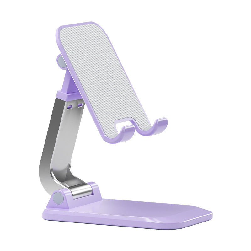 Metal Mobile Phone Holder In Black With Durable Silica Gel Components For Secure Grip