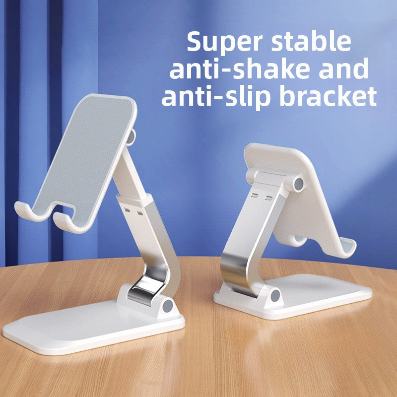 Metal Mobile Phone Holder In Black With Durable Silica Gel Components For Secure Grip